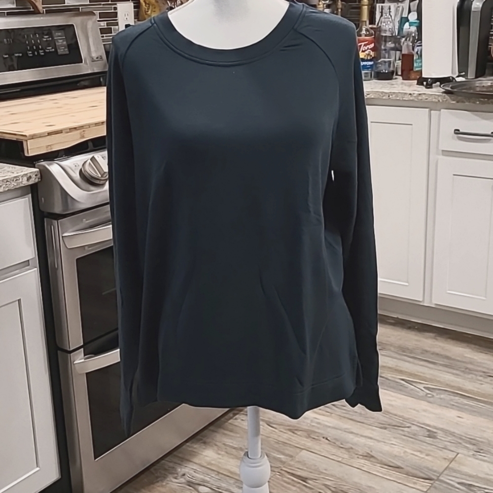 Lou & Grey for Loft Hunter Green Top